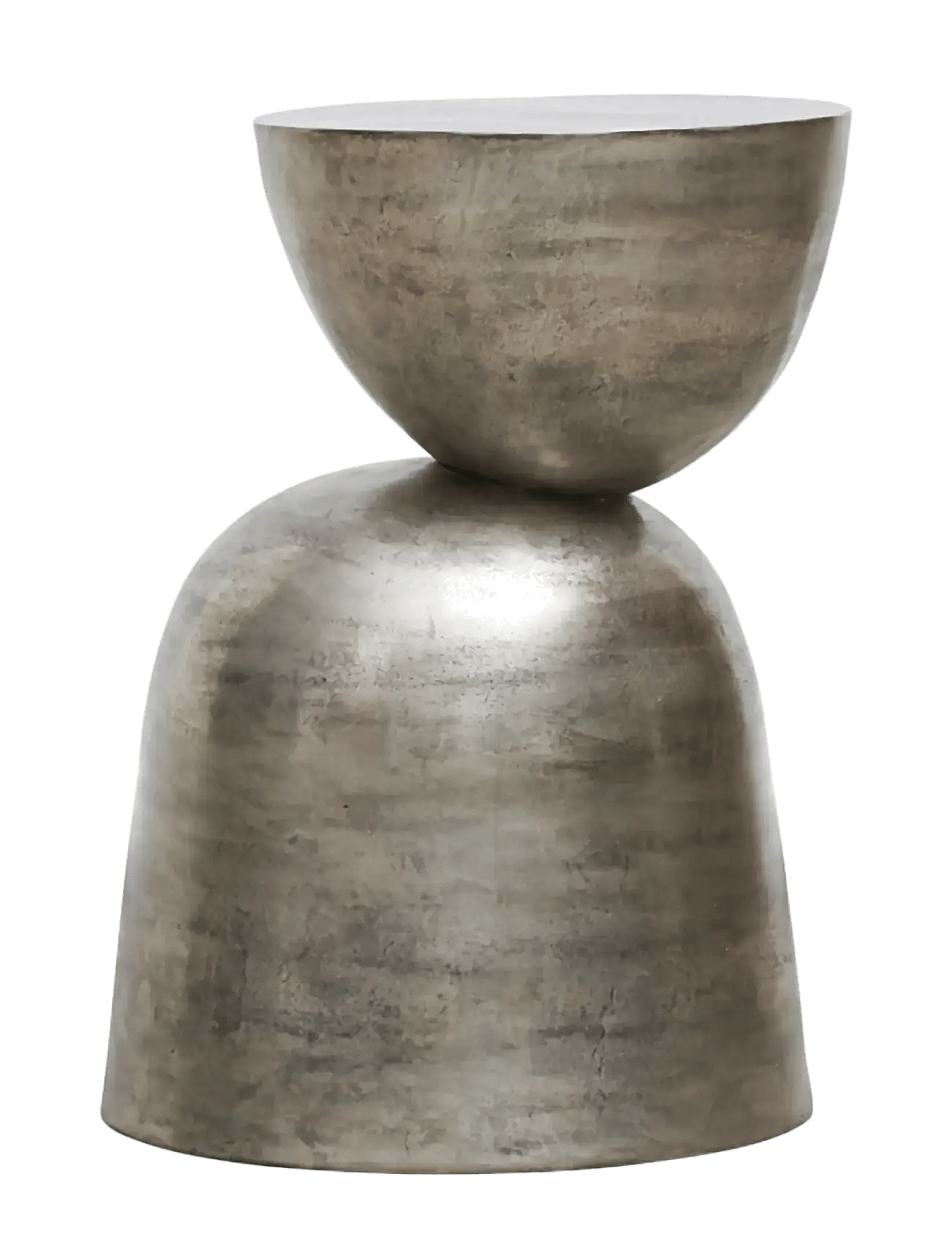house doctor | Side Table, Hdheena, Metal Oxidized | 40X40X55CM