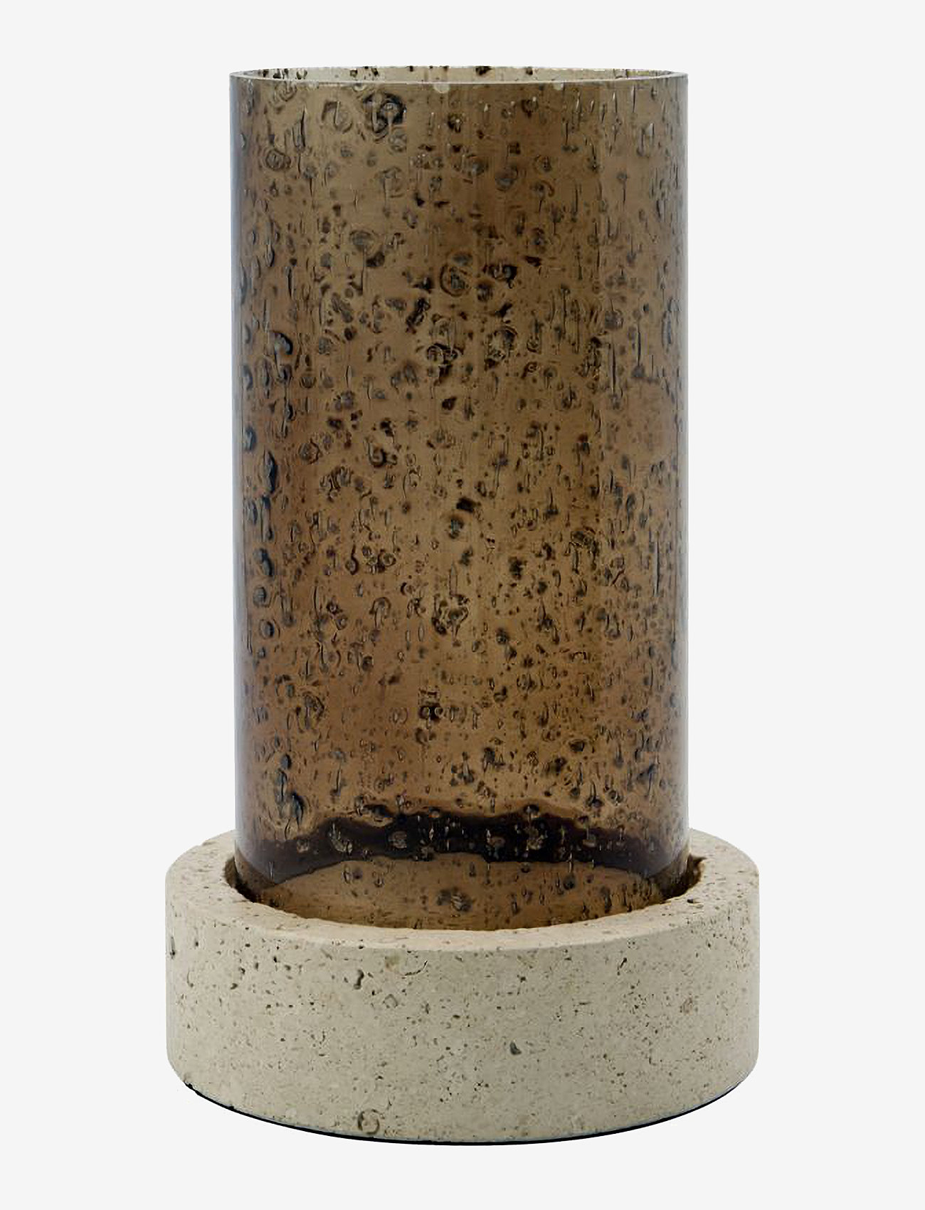 house doctor - Candle holder, HDRivo, Brown - brown - 0