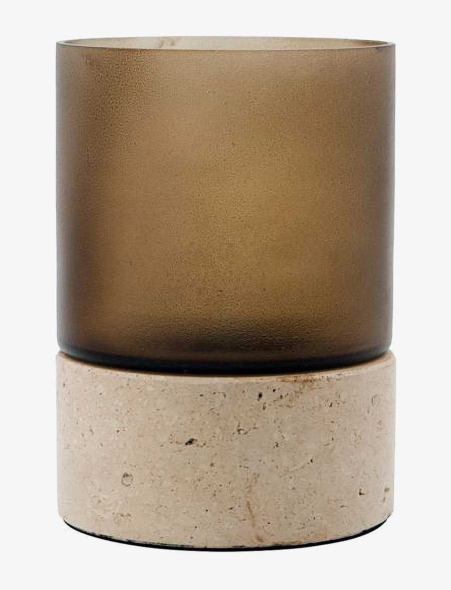 house doctor - Candle holder, HDRivo, Brown - brown - 0
