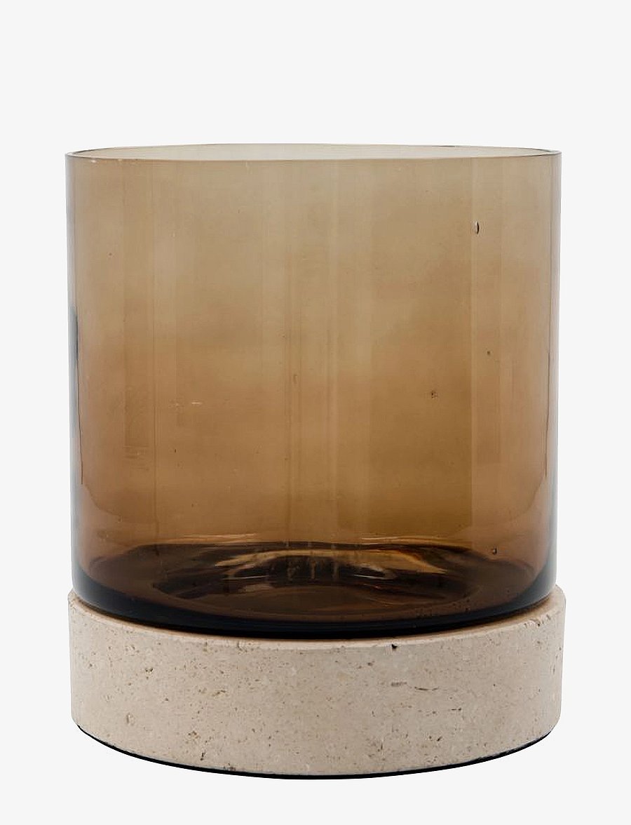 house doctor - Candle holder, HDRivo, Brown - teelichthalter - brown - 1