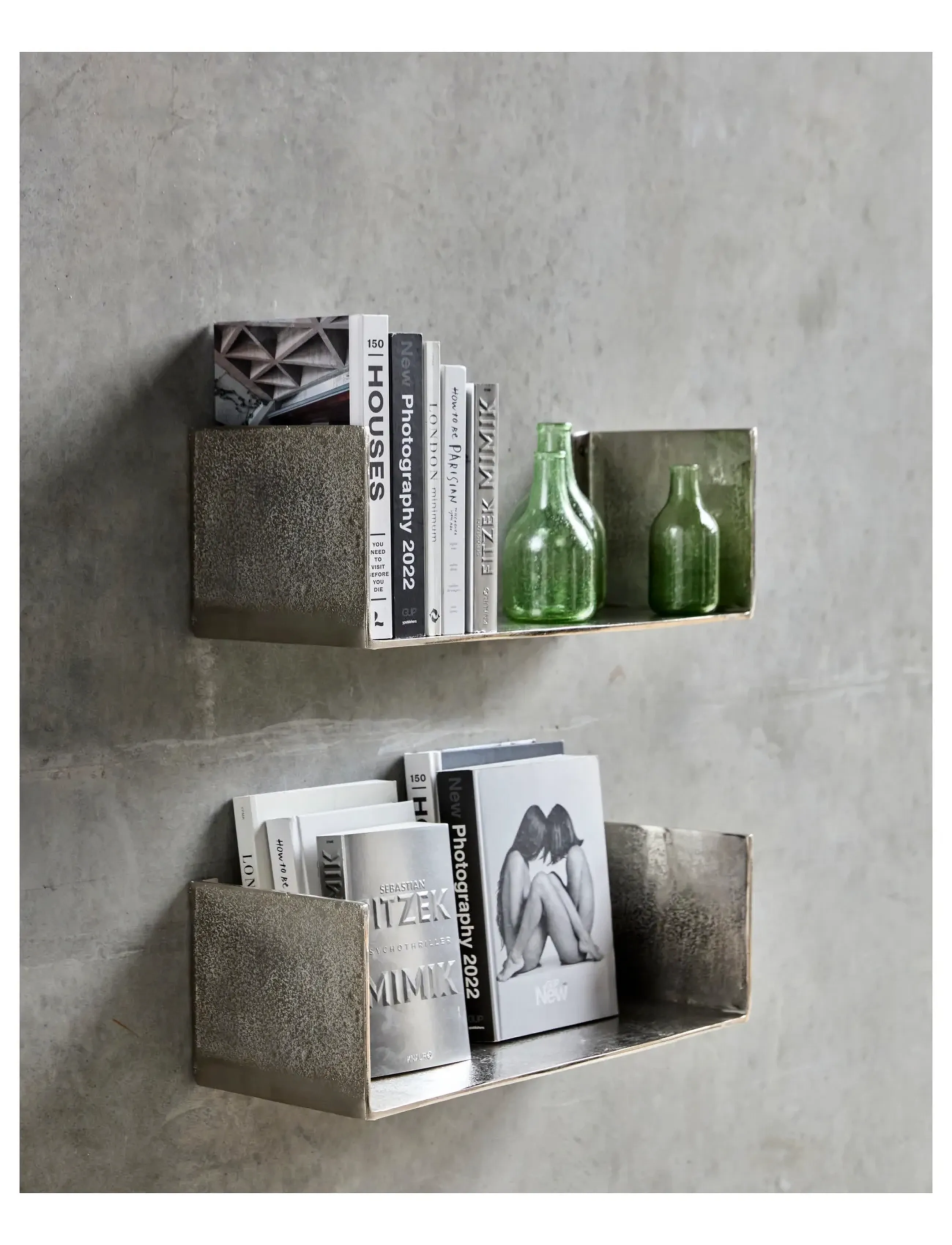 house doctor Hylde, Hdboxie, Sølv Finish, One Size, Furniture, Grau - Shelves, Homeware