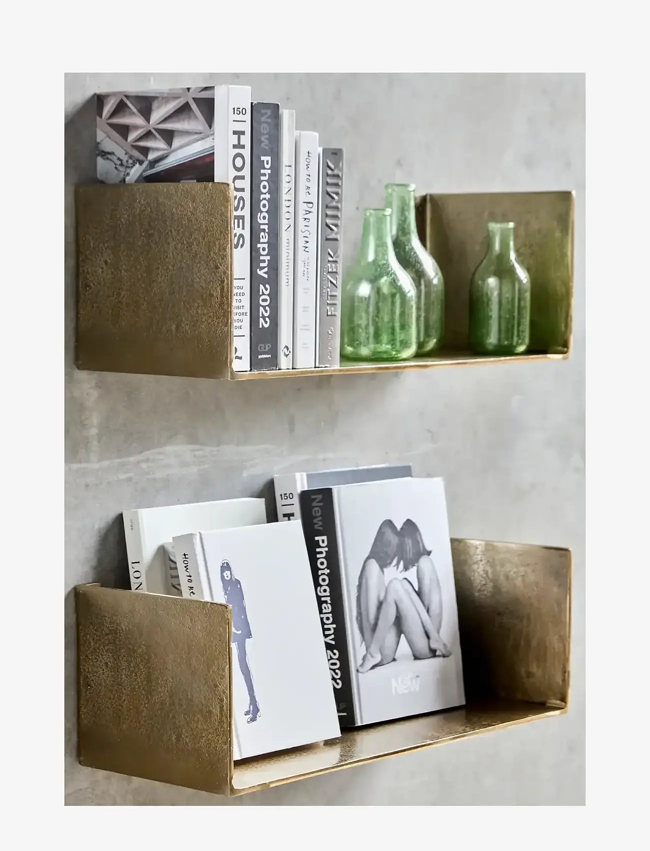 house doctor - Hylle, HDBoxie, Gylden - hyller & oppbevaring - golden - 2
