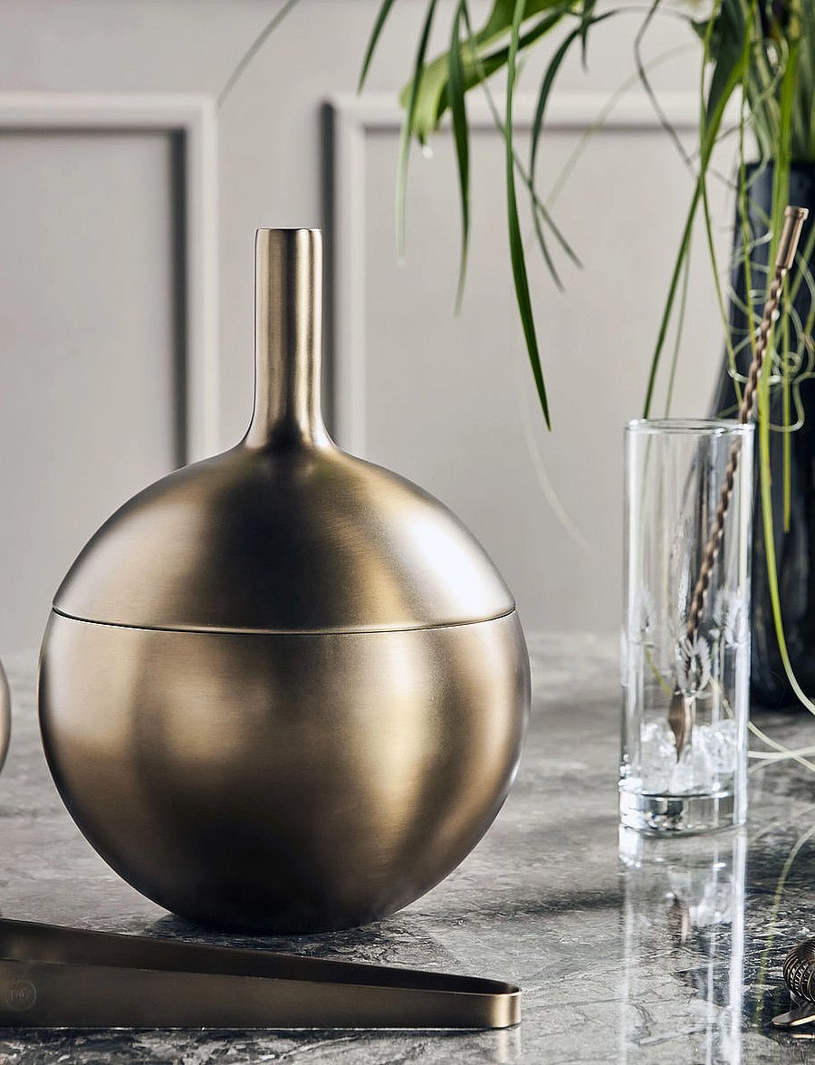 house doctor - Ice bucket, HDBaar, Antique brass finish - antique brass finish - 2