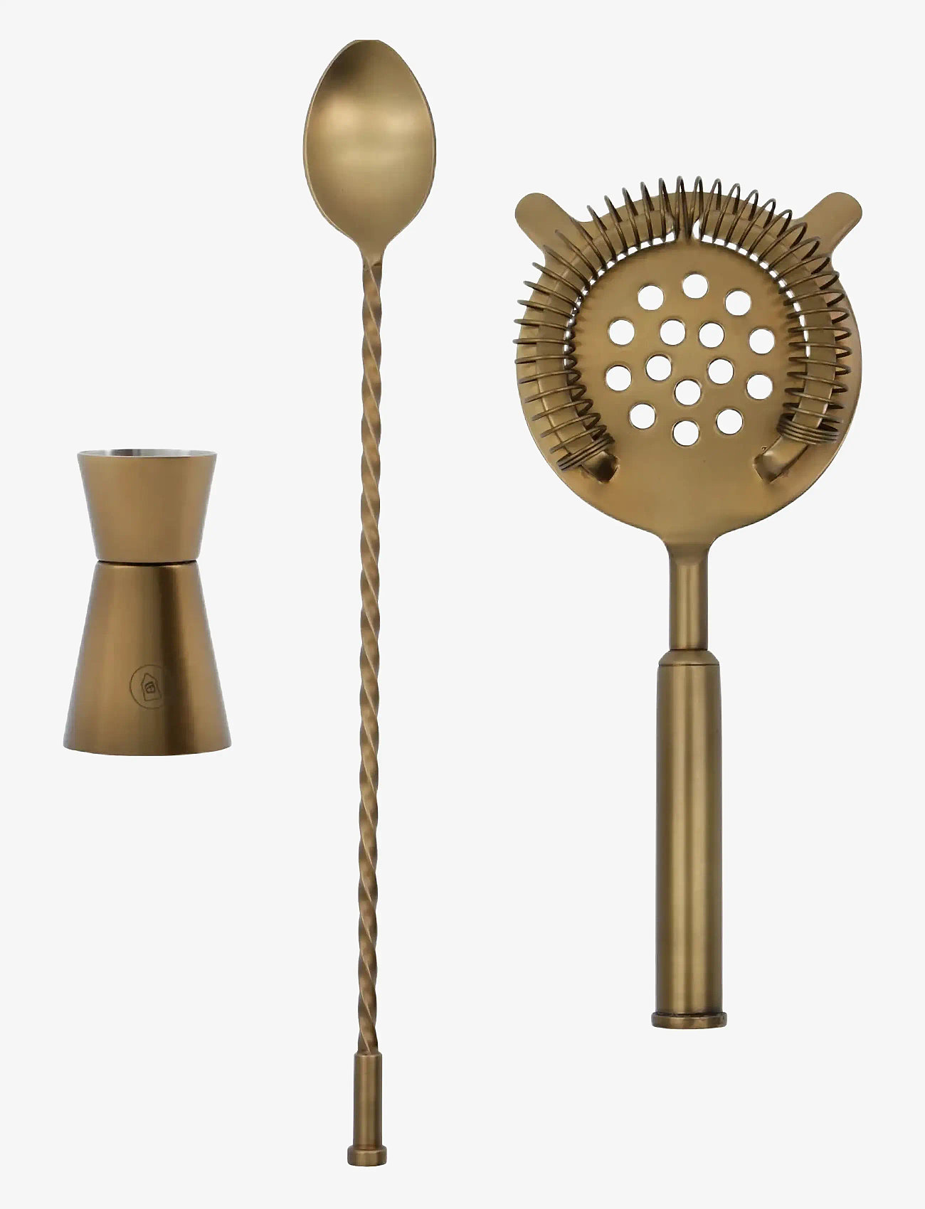 house doctor - Measuring cup, HDBaar, Antique brass finish - Šeikerid ja kokteilivahendid - antique brass finish - 1