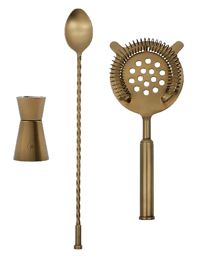 house doctor Bar accessories, HDBaar, Antique br - Astiat - ANTIQUE BRASS FINISH / gold