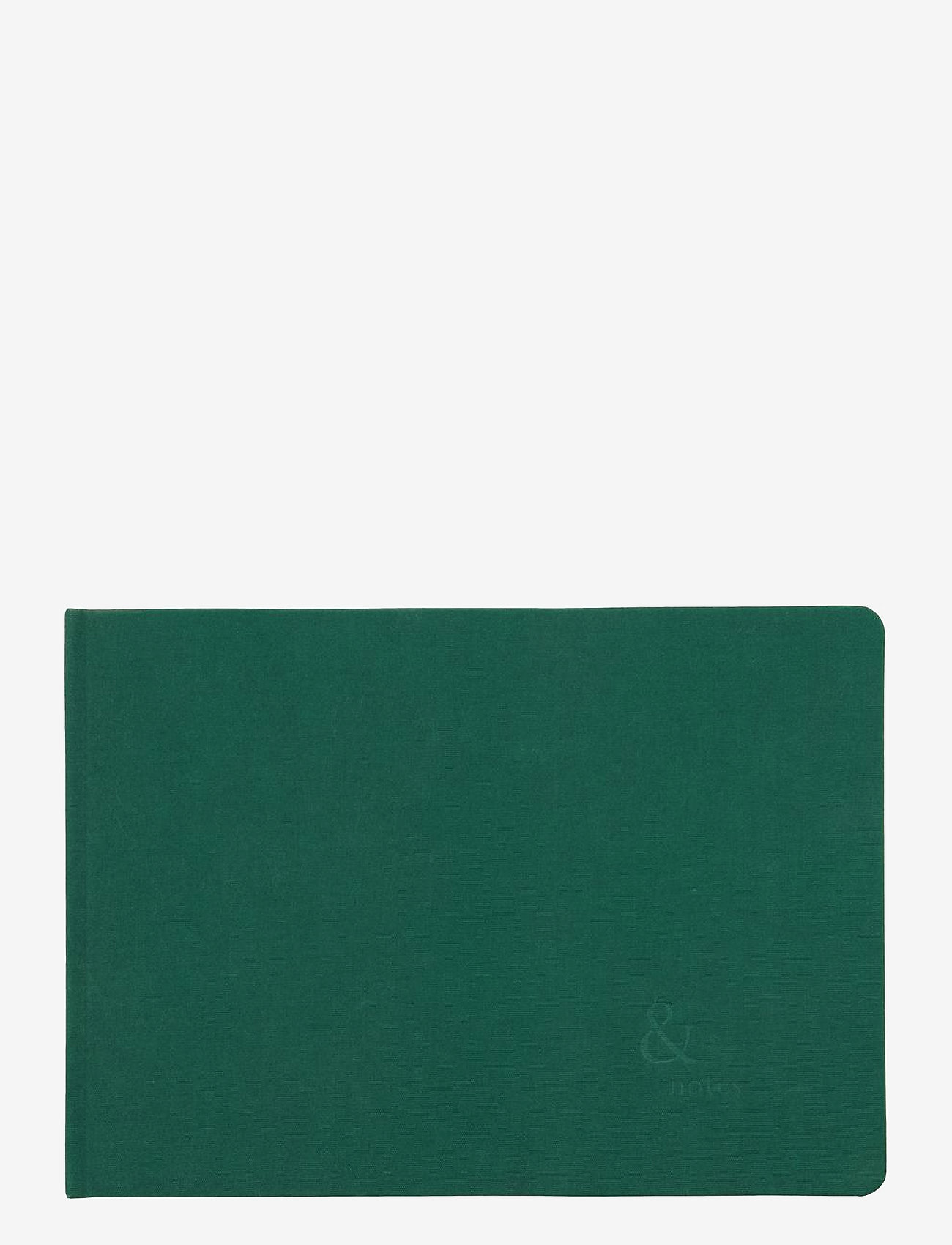 house doctor - Notebook, Guest, Dark Green - dark green - 0