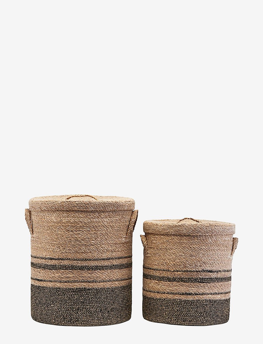 house doctor - Basket, HDLaundry, Nature - wäschekörbe - nature - 1