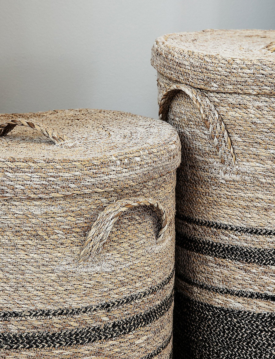 house doctor - Basket, HDLaundry, Nature - wäschekörbe - nature - 2