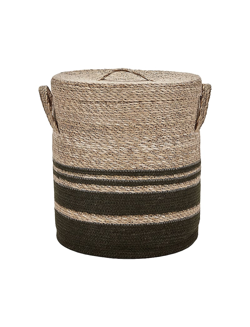 house doctor - Basket w. lid, Laundry - geschenk-tipps - army - 2