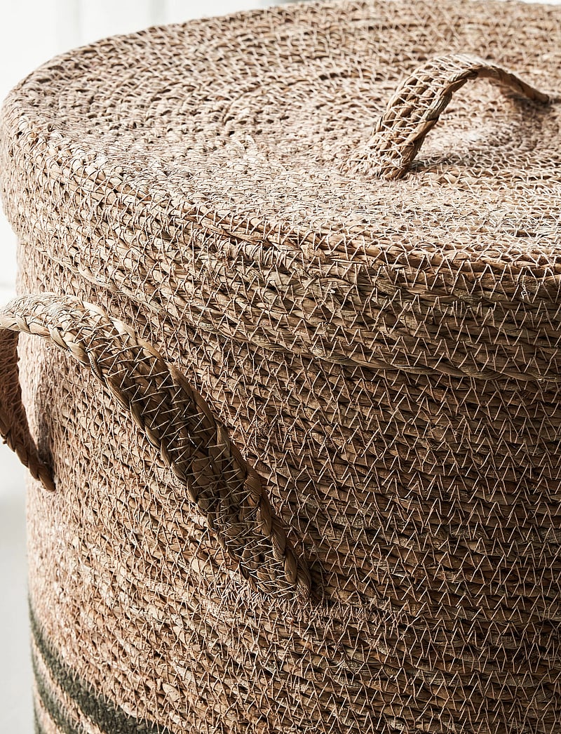 house doctor - Basket w. lid, Laundry - geschenk-tipps - army - 4