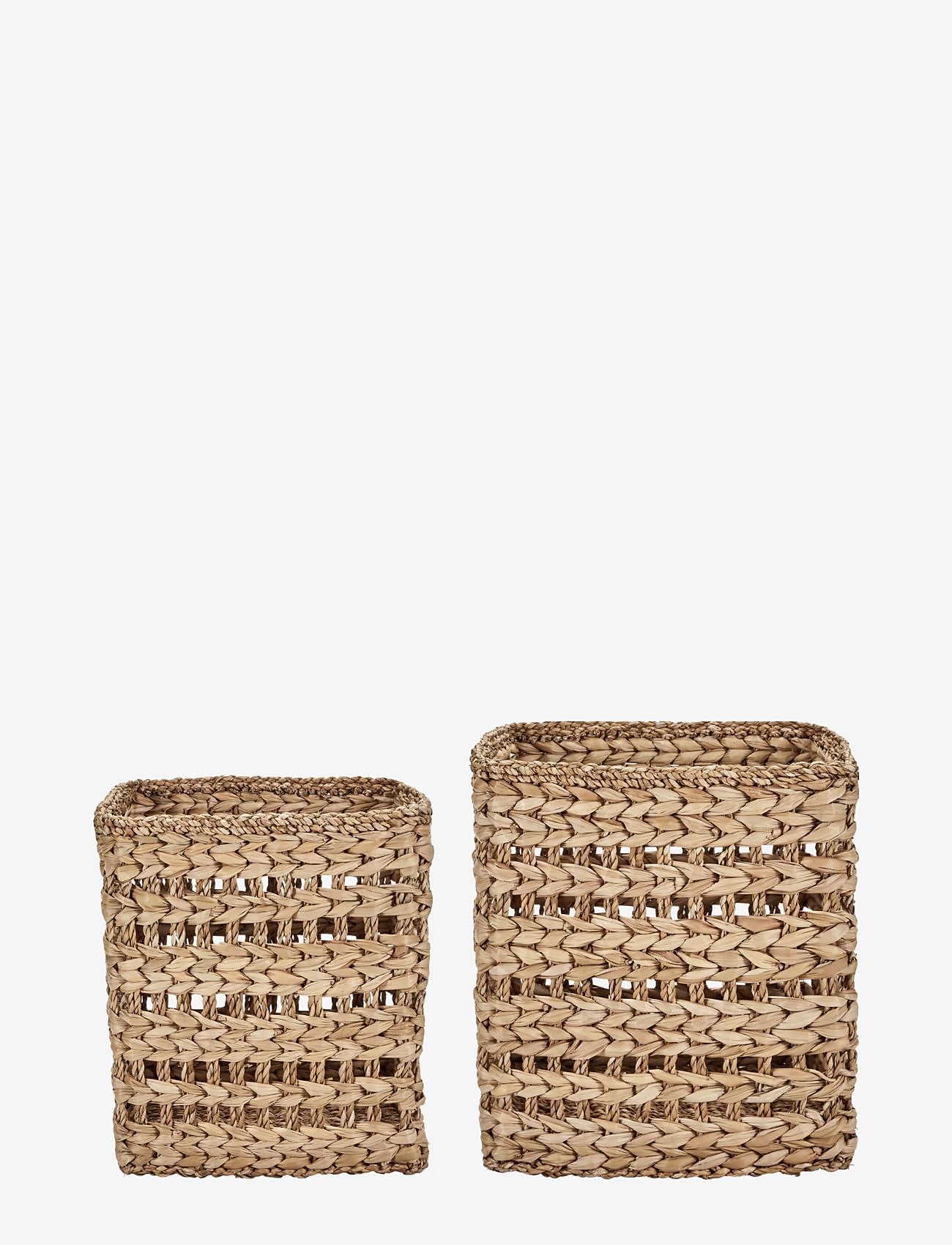 house doctor - Baskets, Ramla, Natural - storage baskets - natural - 0