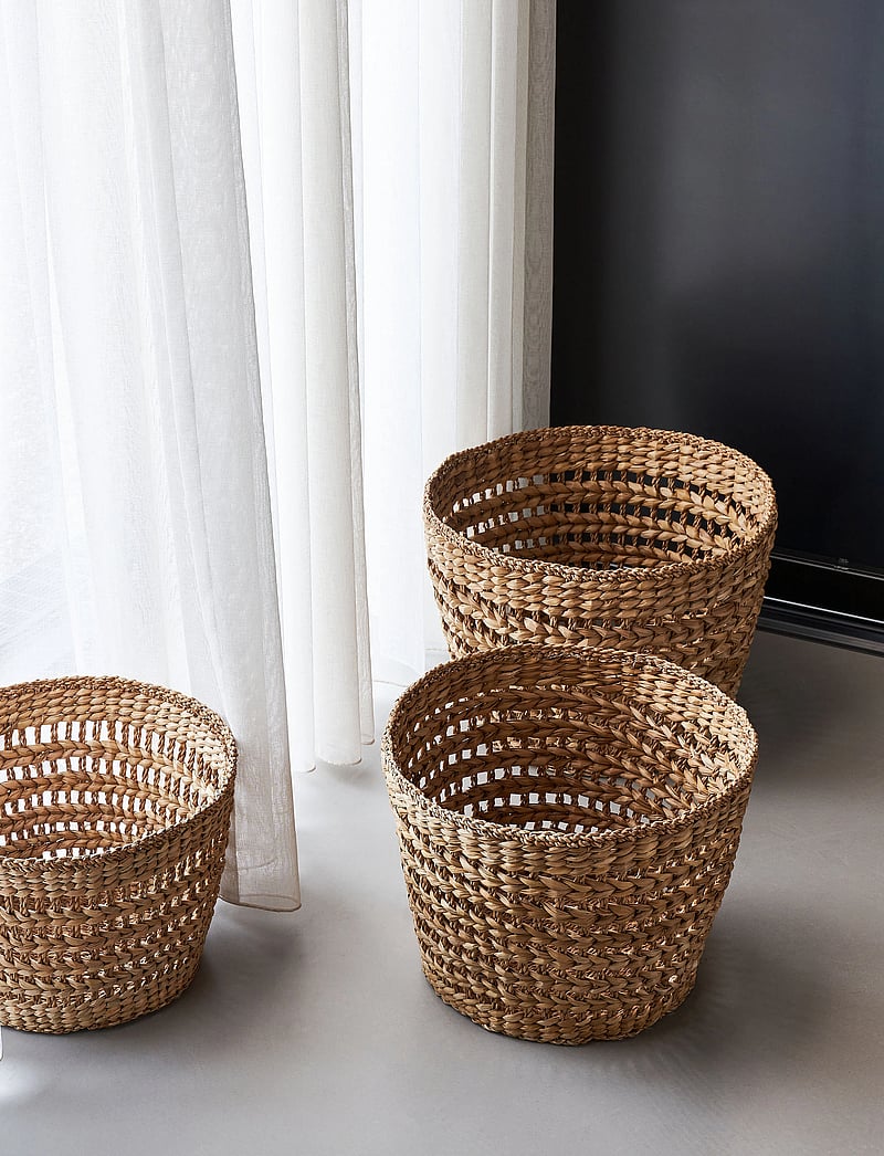 house doctor - Baskets, Ramla, Natural - aufbewahrungskörbe - natural - 0