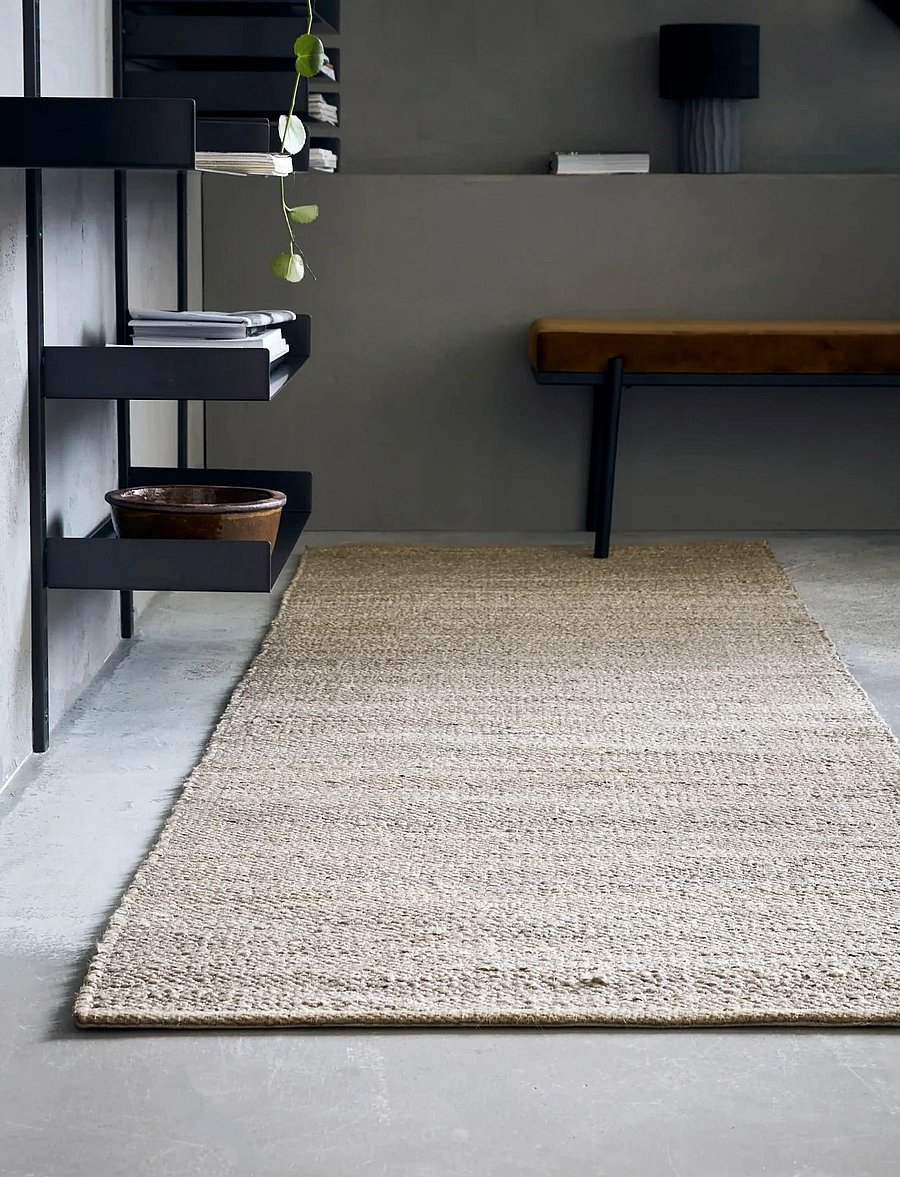 house doctor - Rug, HDHempi, Light grey - flurläufer - light grey - 0
