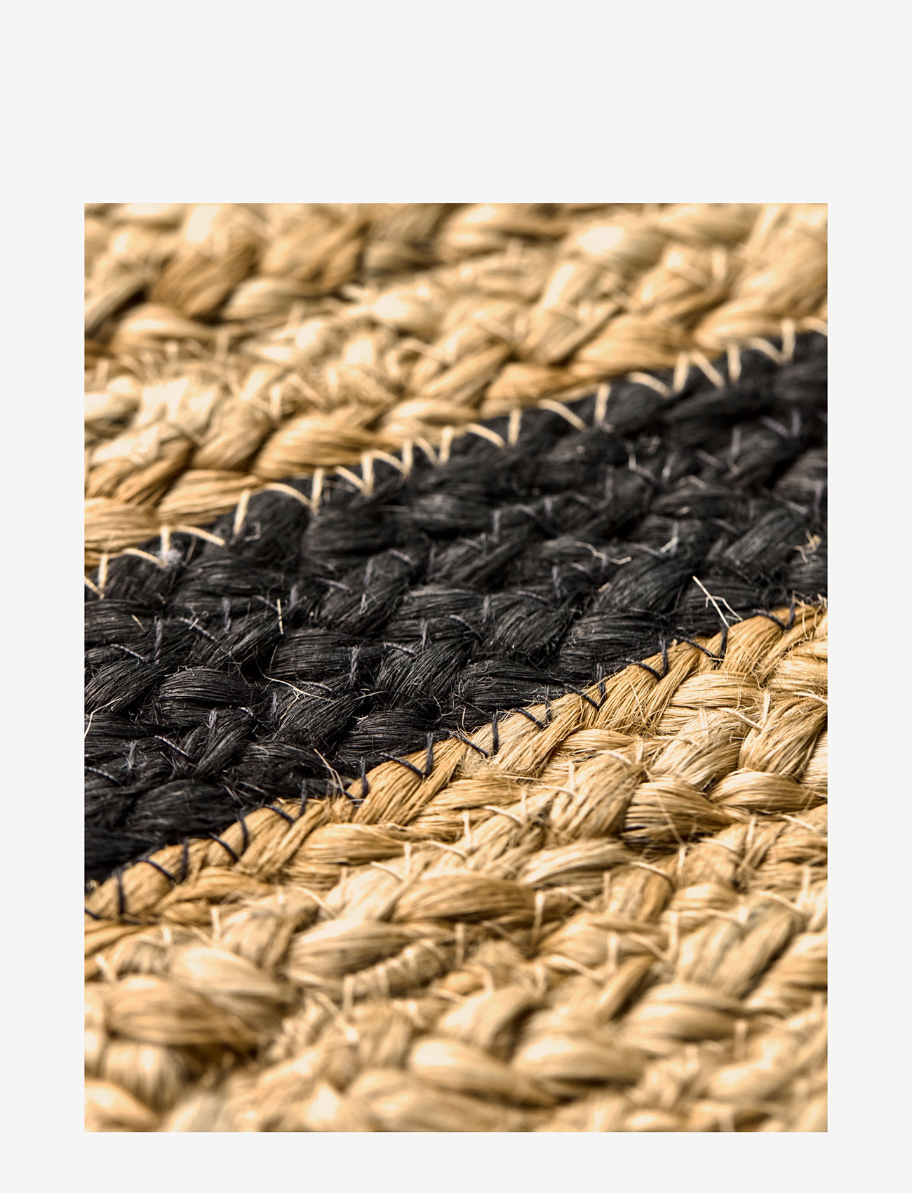 house doctor - Matta, HDDenta, Svart;Natur - dörrmattor - black, nature - 2