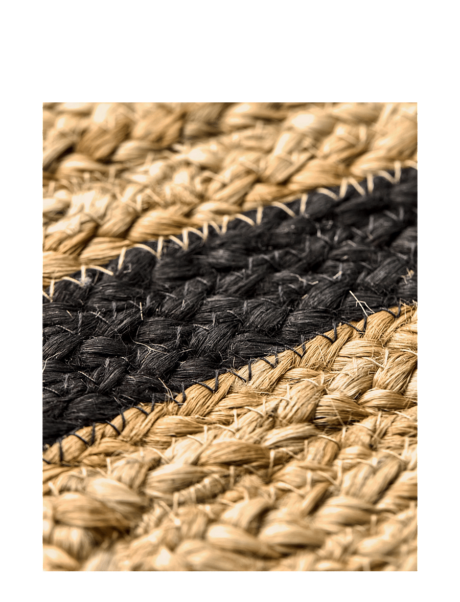 house doctor - Door mat, HDDenta, Black, Nature - türmatten - black, nature - 2
