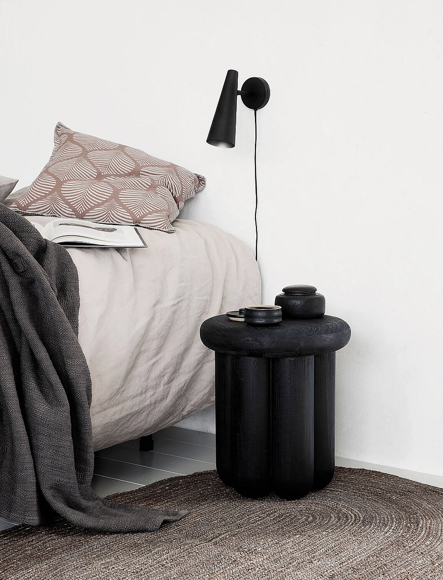 house doctor - Side table, HDPhant, Black - tische - black - 1