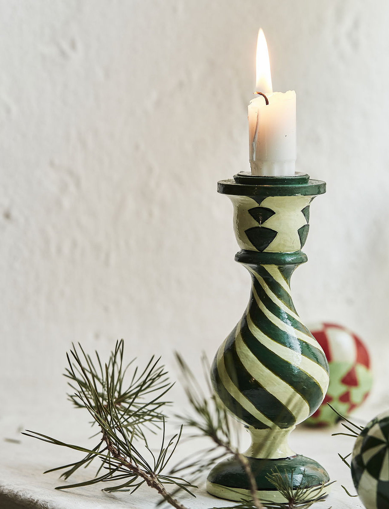 house doctor - Candle holder, Sats - laagste prijzen - green - 1