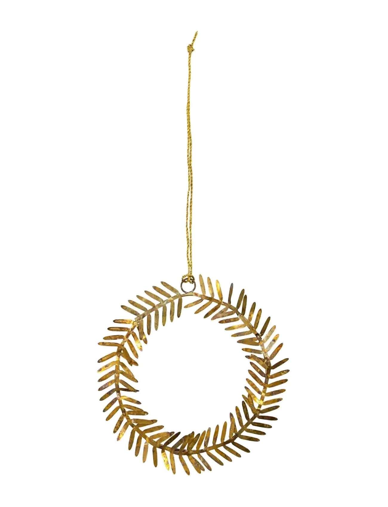 house doctor Christmas ornament, HDLamet, Brass - Interior - BROWN / gold
