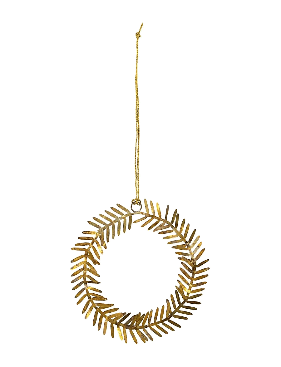 house doctor - Christmas ornament, HDLamet, Brass - brown - 1
