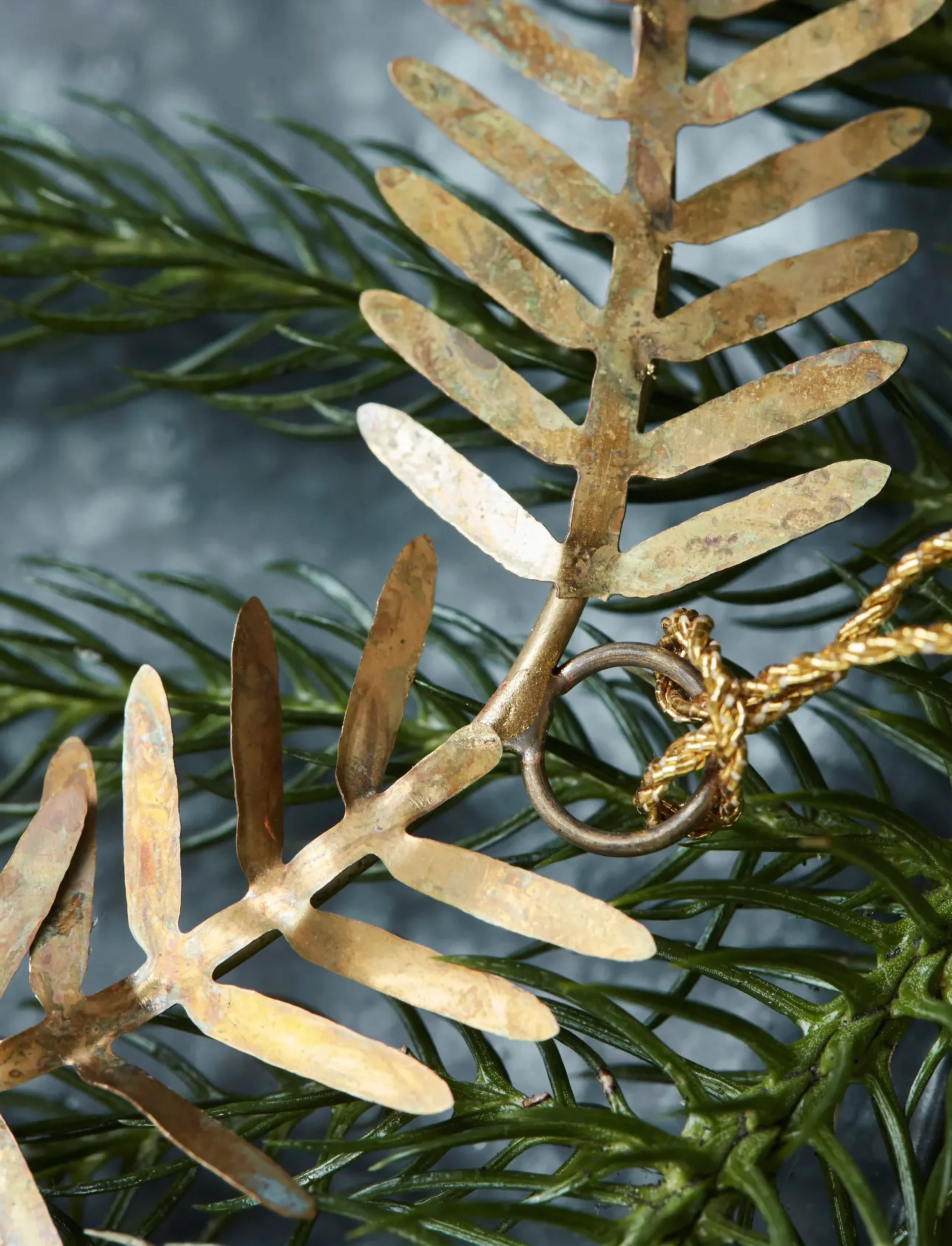 house doctor - Christmas ornament, HDLamet, Brass - brown - 2