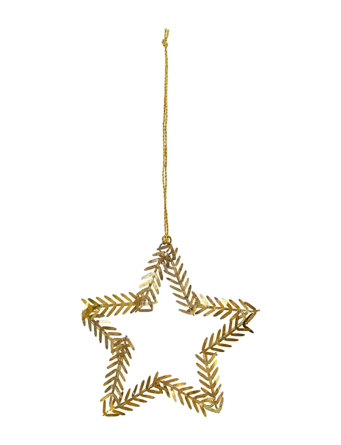 house doctor Christmas ornament, HDLamet, Brass - Interior - BROWN / gold