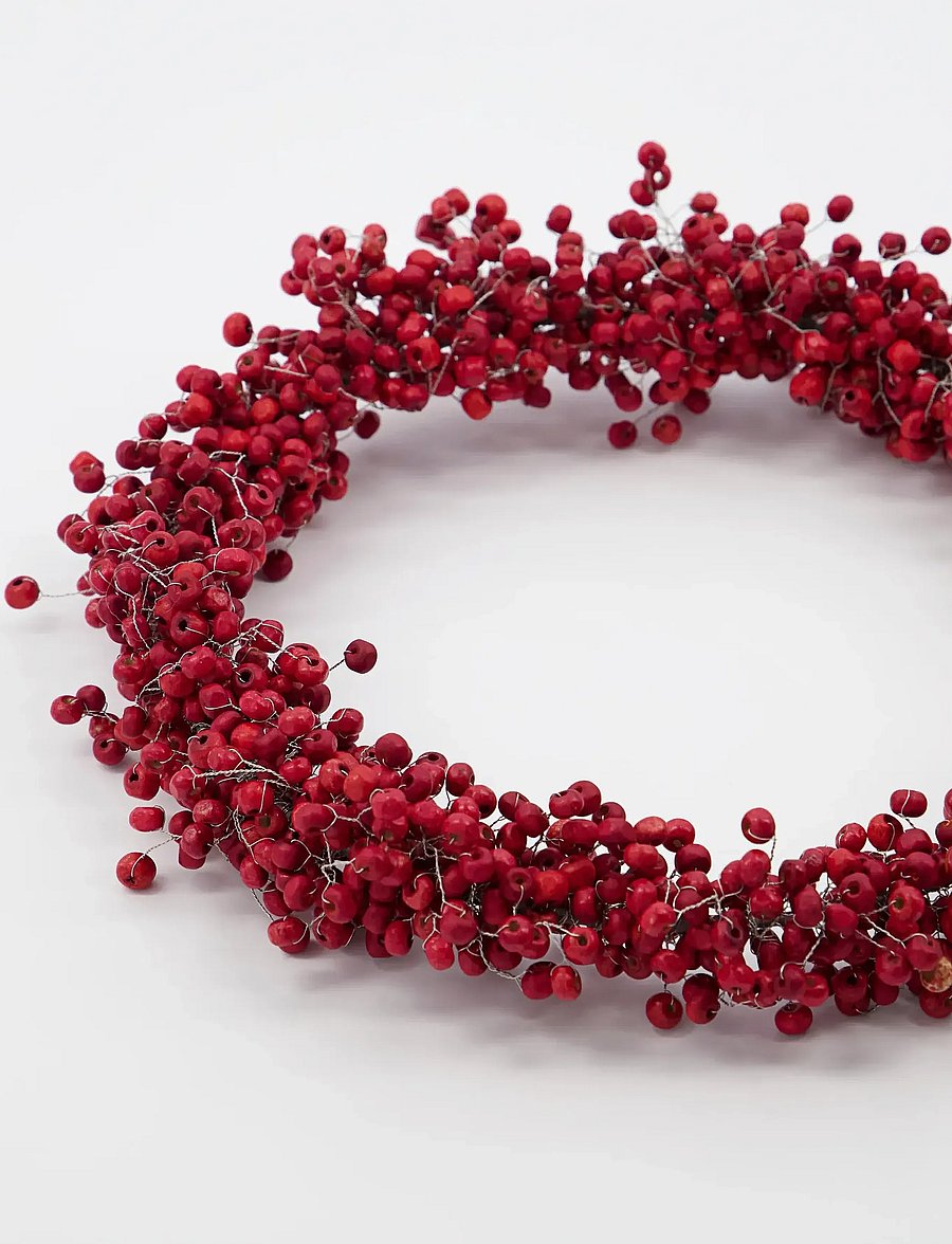 house doctor - Wreath, HDWinter, Red - red - 0