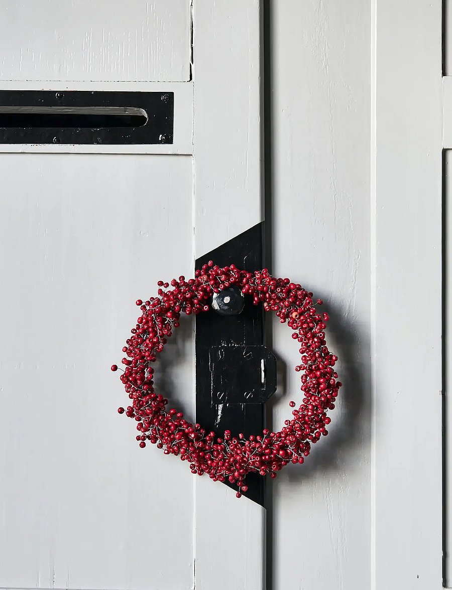 house doctor - Wreath, HDWinter, Red - red - 4