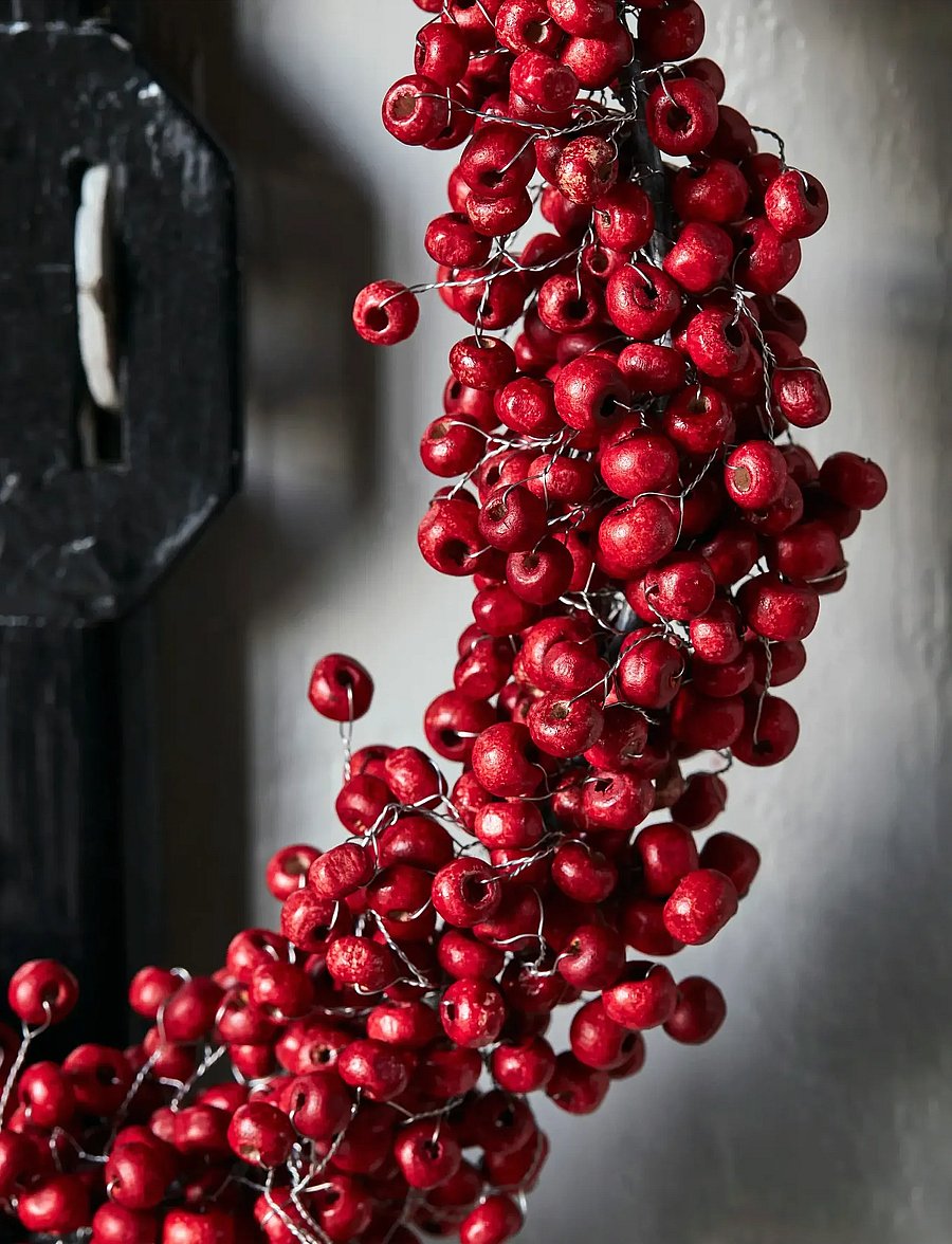 house doctor - Wreath, HDWinter, Red - red - 5