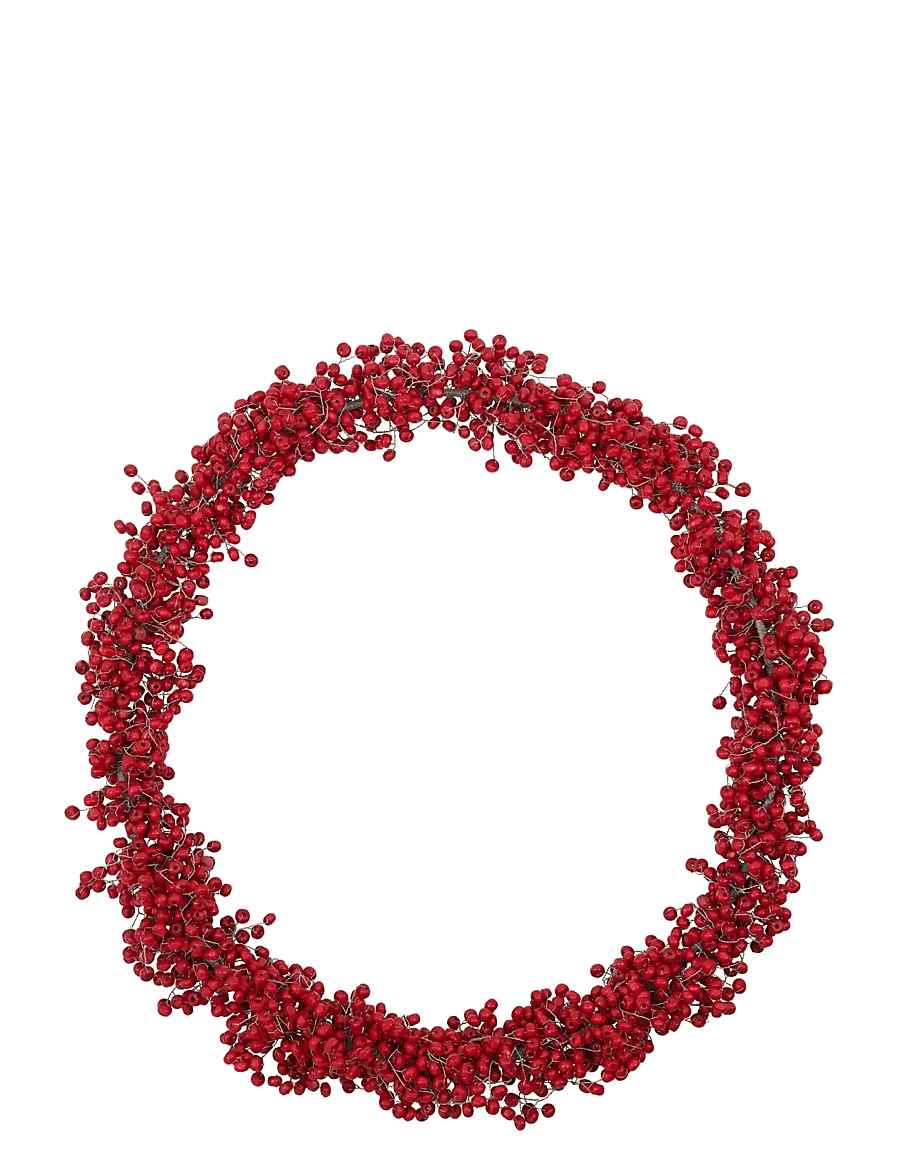 house doctor - Wreath, HDWinter, Red - jõulukaunistused - red - 0