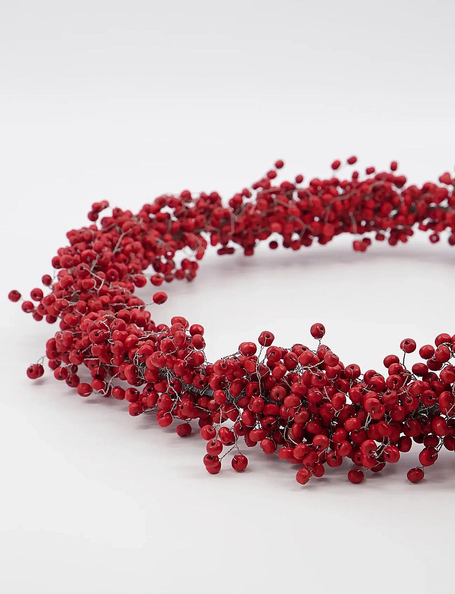 house doctor - Wreath, HDWinter, Red - jõulukaunistused - red - 3
