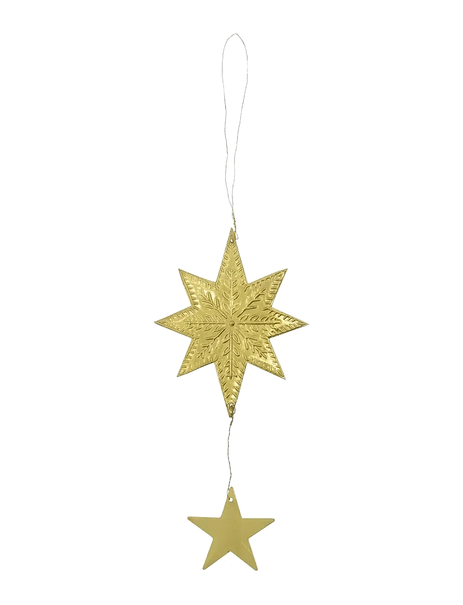 house doctor - Christmas ornament, HDBird, Star, H - gold - 2