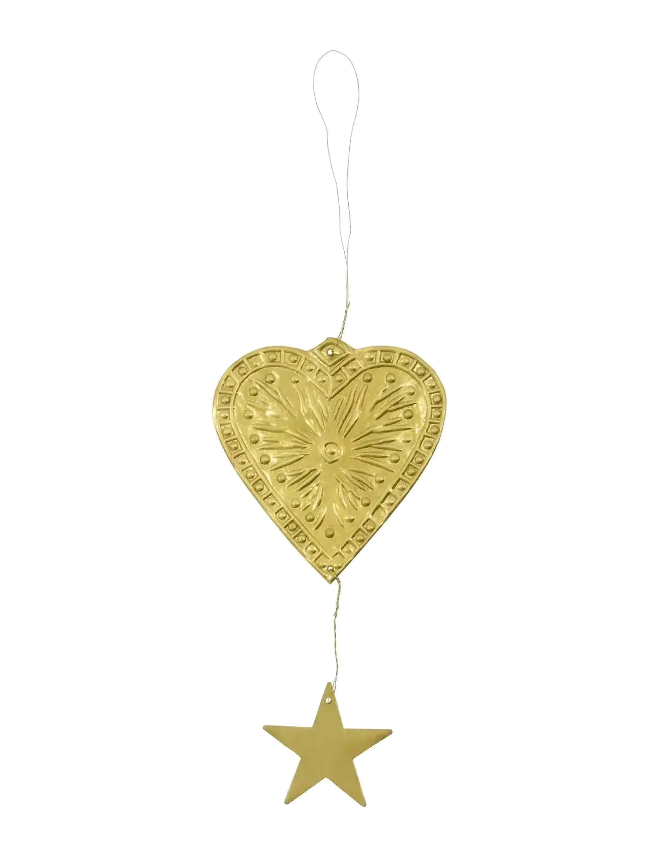house doctor - Christmas ornament, HDBird, Star, H - gold - 3