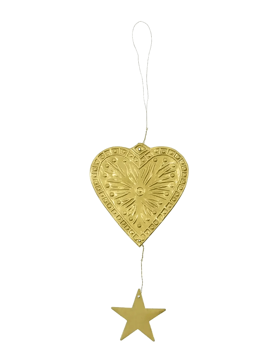 house doctor - Christmas ornament, HDBird, Star, H - gold - 3