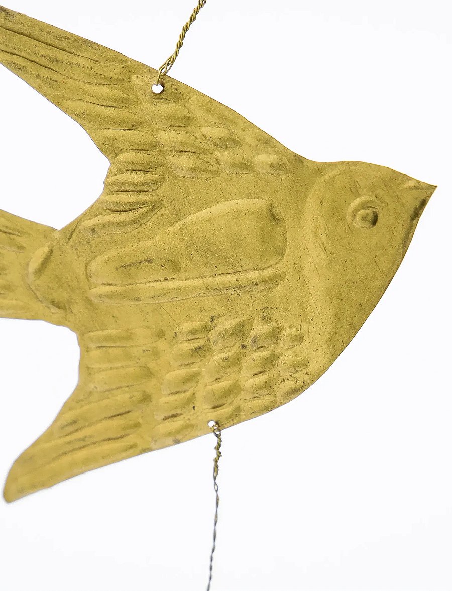 house doctor - Christmas ornament, HDBird, Star, H - gold - 5