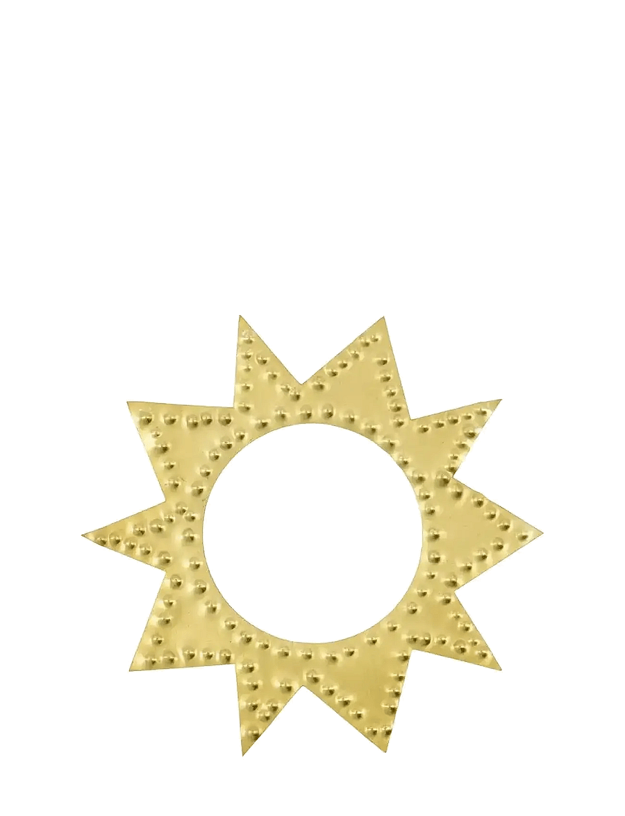 house doctor - Napkin rings, HDRing, Antique brass finish - salvrätikute rõngad ja hoidikud - gold - 4
