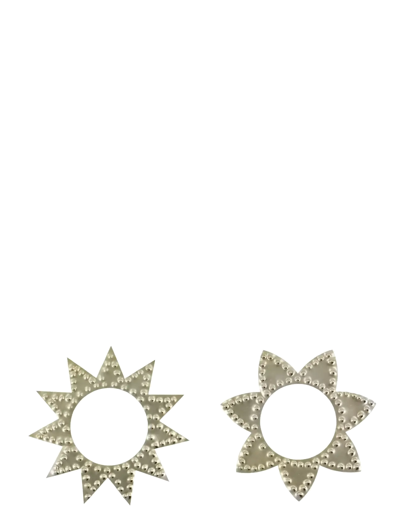 HOUSE DOCTOR Servietringe, Hdring, Antik Champagne Sølv Finish Silber - 8.5X8.5X1CM - Unisex
