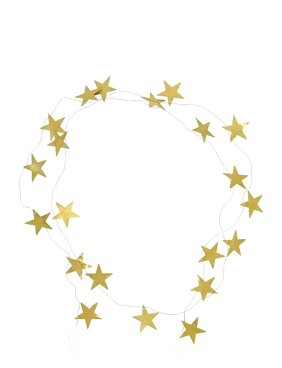 house doctor - Garland, HDStars, Antique brass fin - gold - 1
