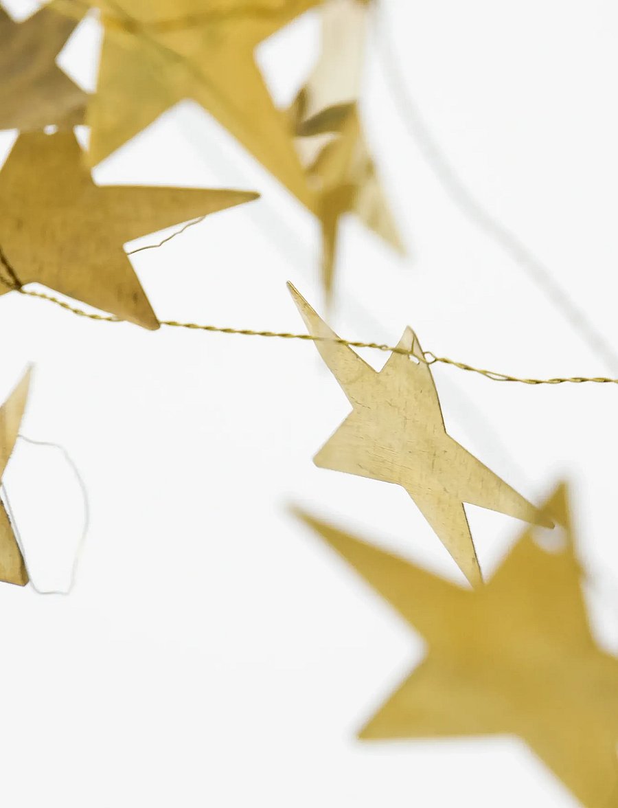 house doctor - Garland, HDStars, Antique brass fin - gold - 3