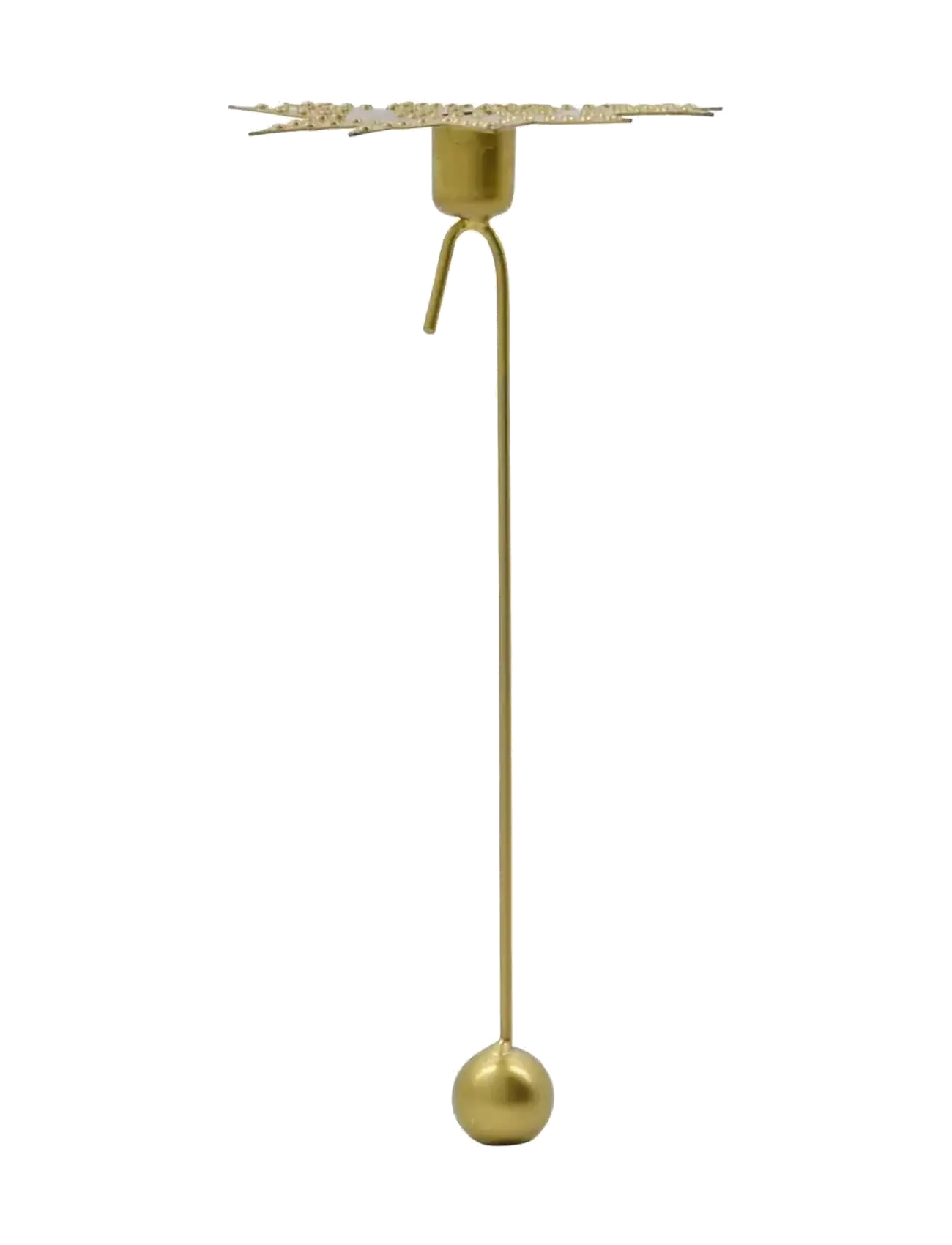house doctor - Candle holder, HDLeaves, Antique br - kerzenständer - gold - 2