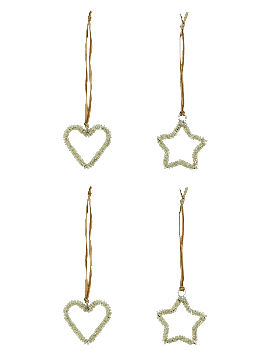house doctor - Christmas ornament, HDConnect, Cham - gold - 0