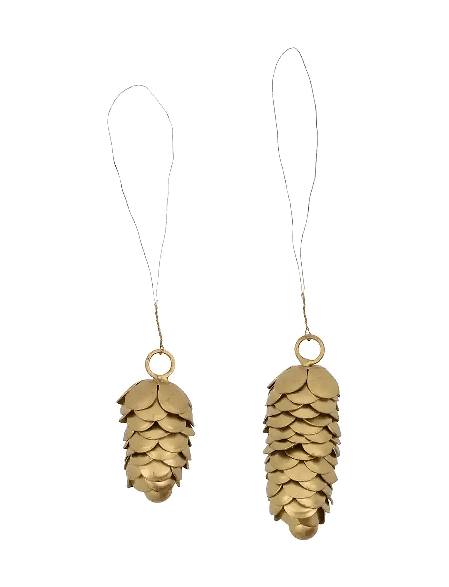 house doctor - Christmas ornament, HDCone, Gold - gold - 1