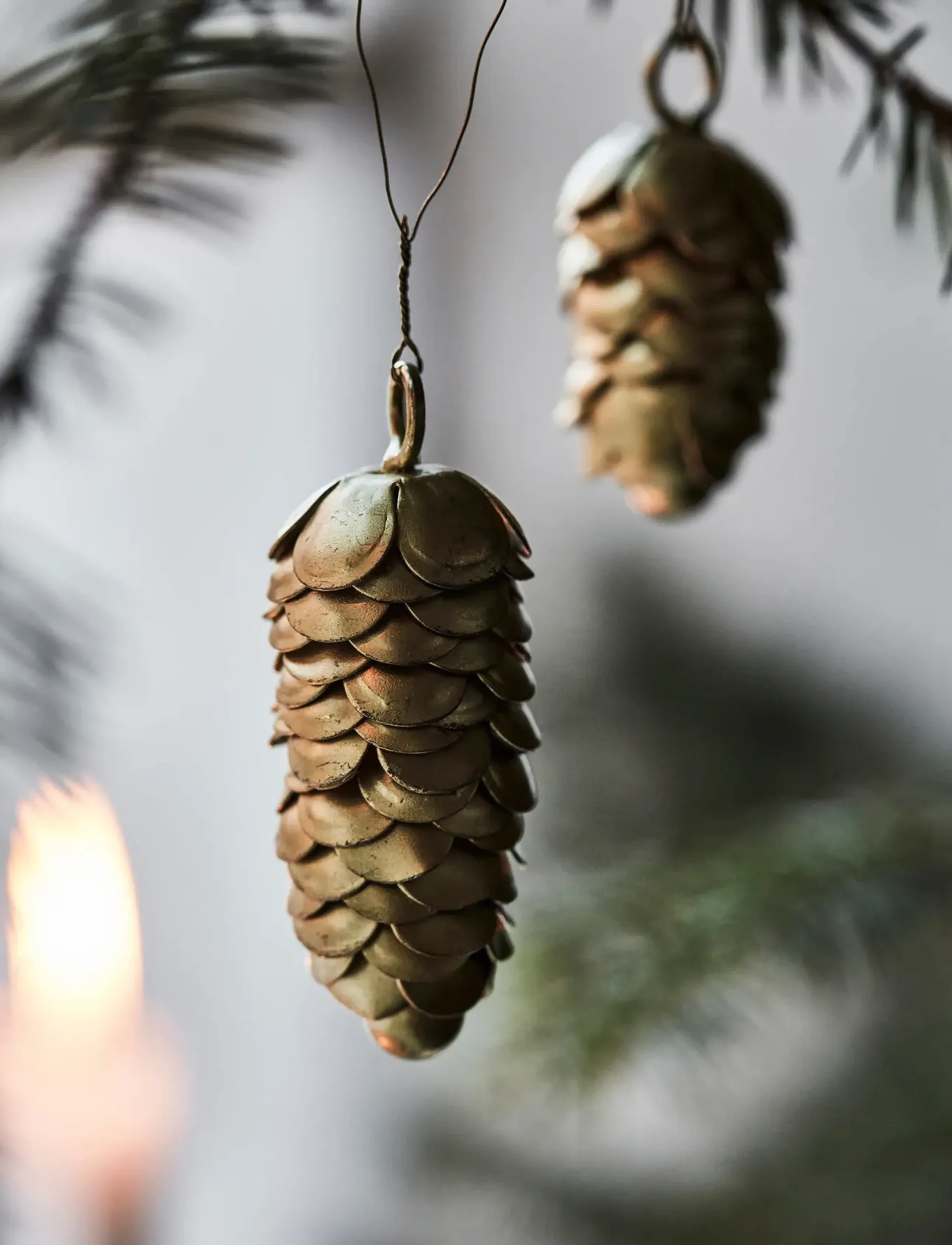 house doctor - Christmas ornament, HDCone, Gold - gold - 4