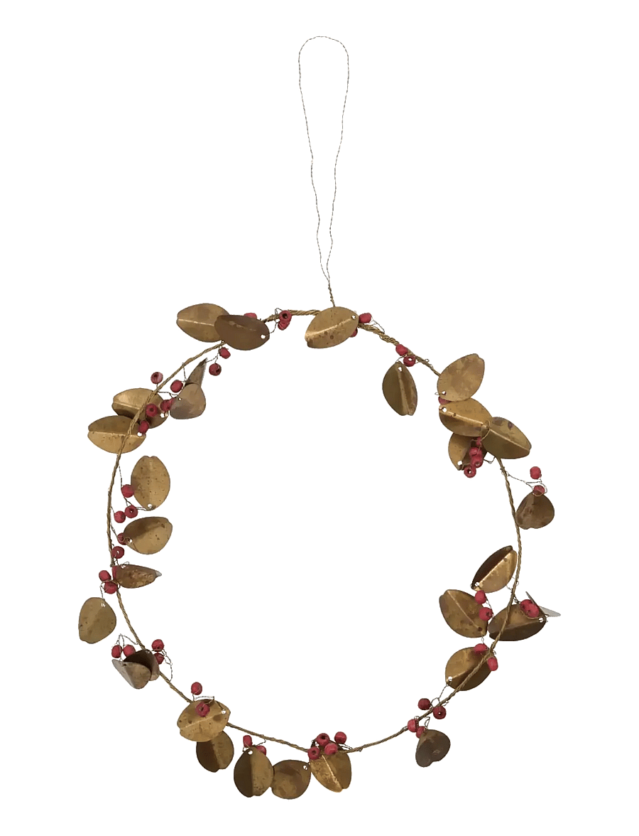 house doctor - Wreath, HDAuric, Golden - gold - 1