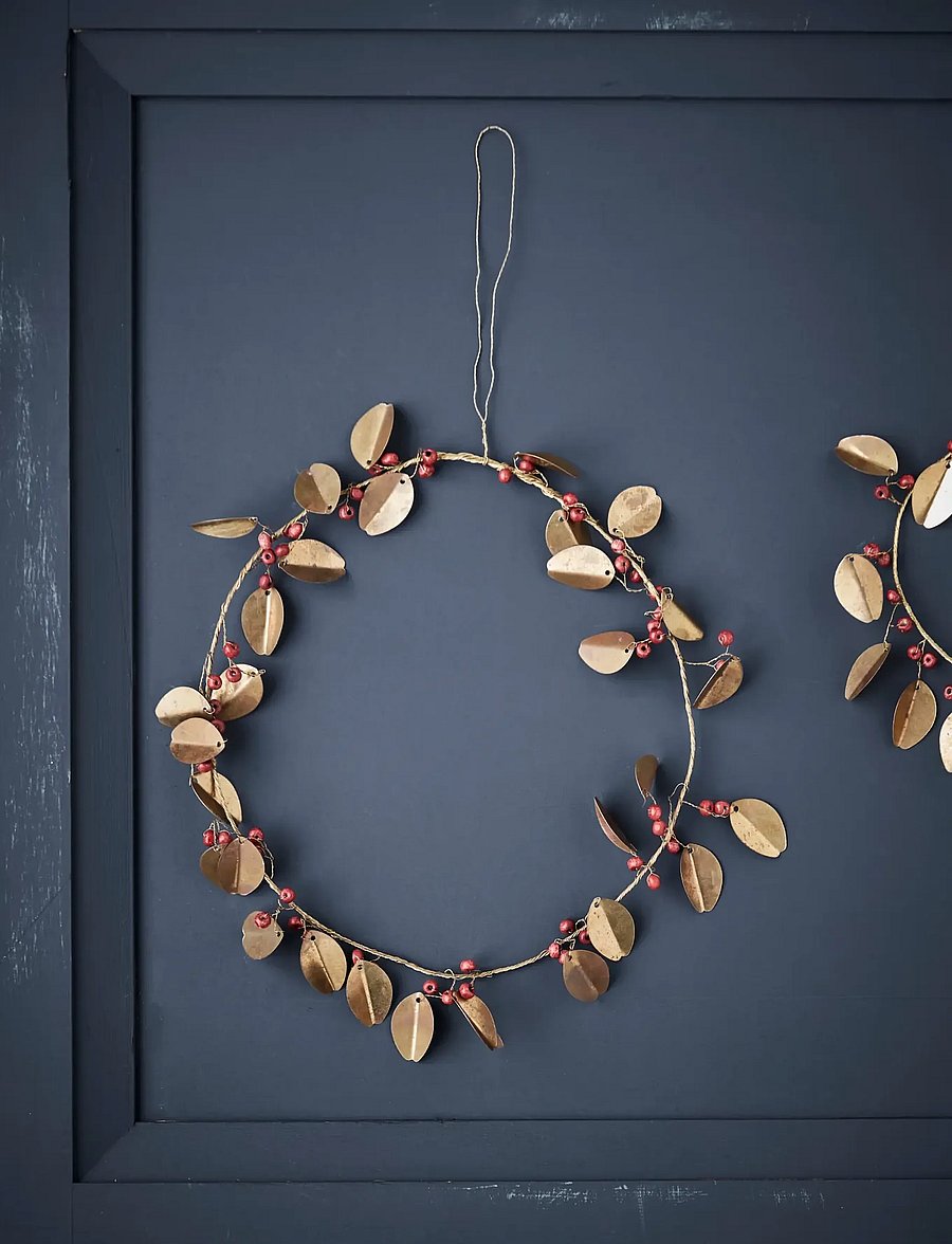 house doctor - Wreath, HDAuric, Golden - gold - 0