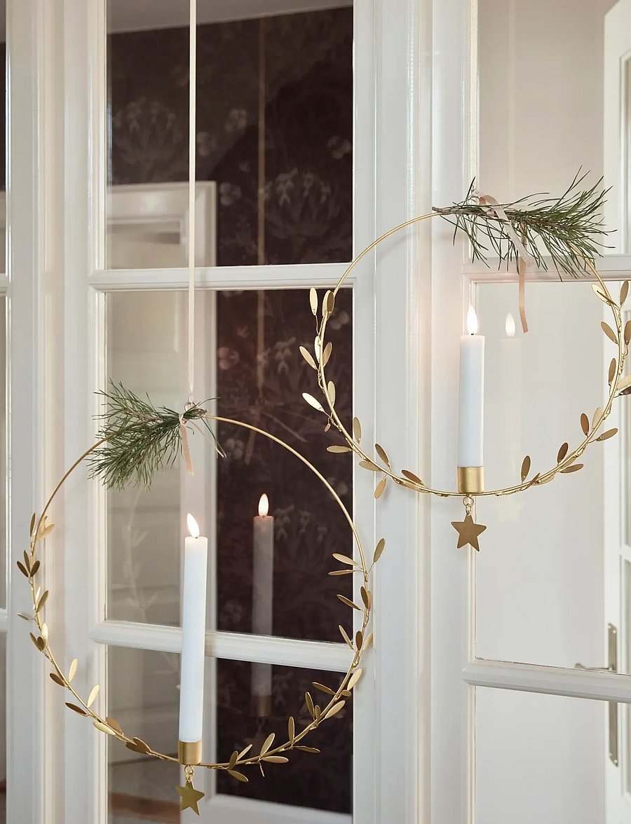 house doctor - Candle holder, HDMistel, Brass fini - kerzenständer - gold - 0