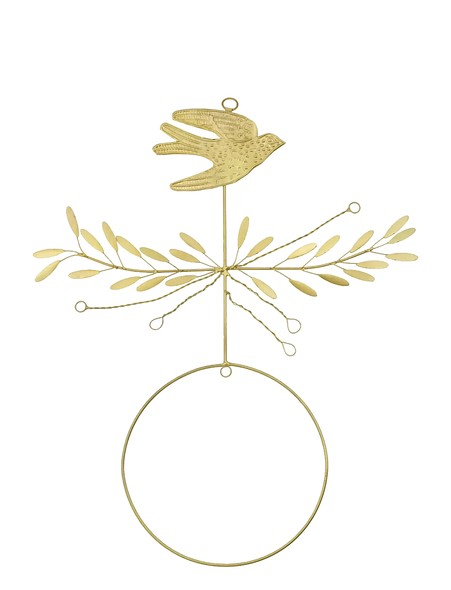 house doctor - Mobile, HDBird, Brass finish - gold - 1