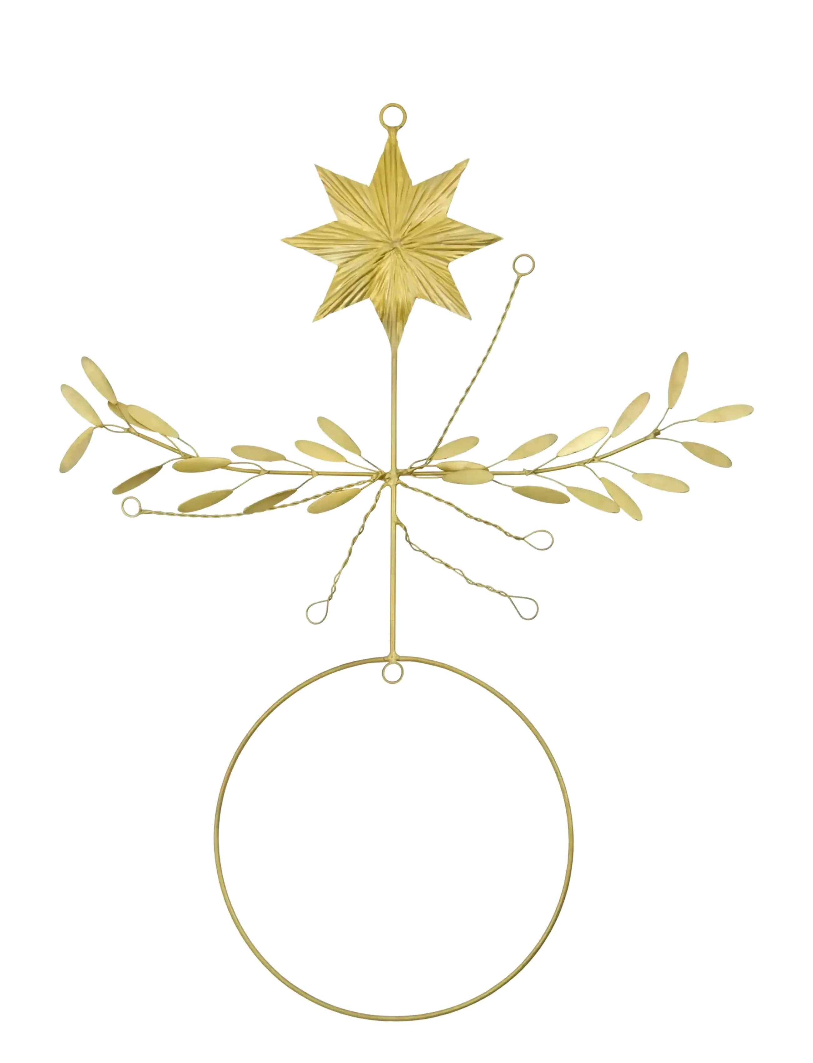 house doctor Mobile, HDStar, Brass finish - Weihnachtsdekoration - GOLD / gold