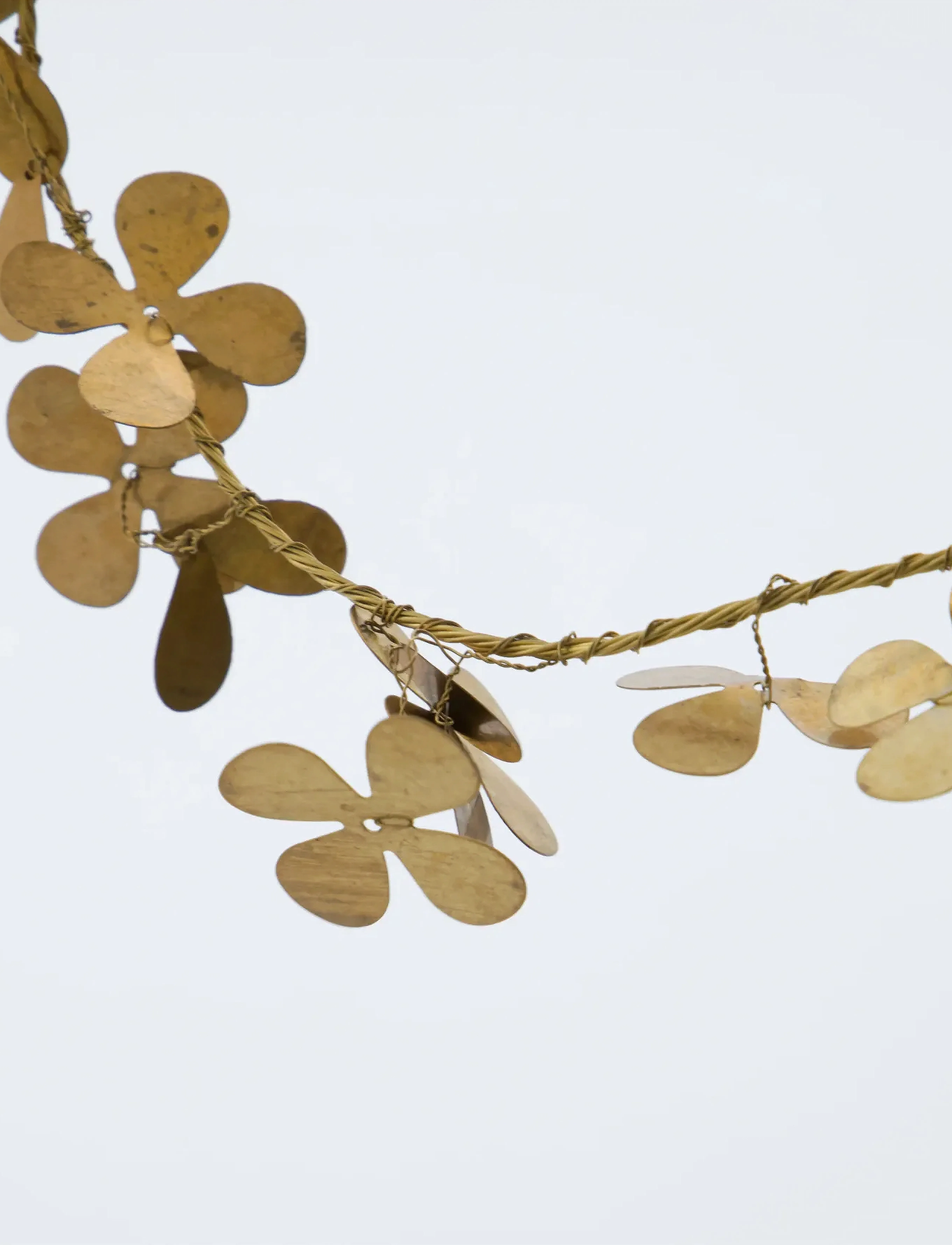 house doctor - Wreath, HDClover, Brass finish - brown - 0
