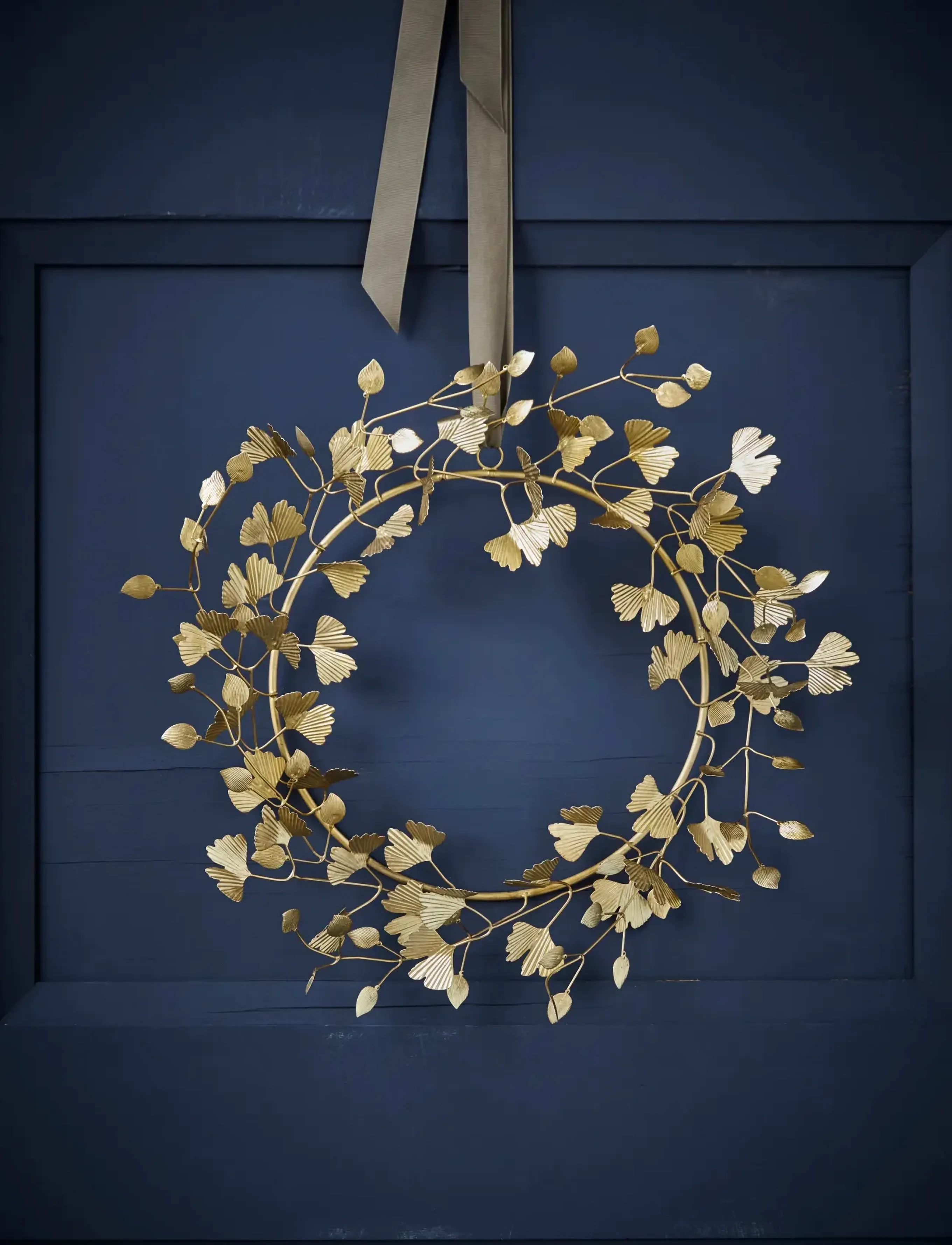 house doctor - Wreath, HDTwigs, Brass finish - valentinsgaver - brown - 2