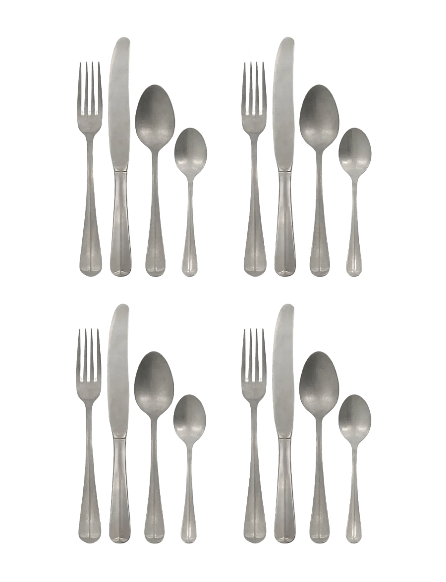house doctor - Cutlery set, HDMora, Silver finish - silver finish - 0